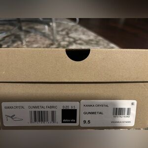 Dolce Vita Kanika Crystal Gunmetal Shoes